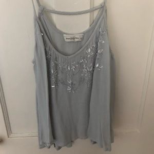 Abercrombie & Fitch beaded tank